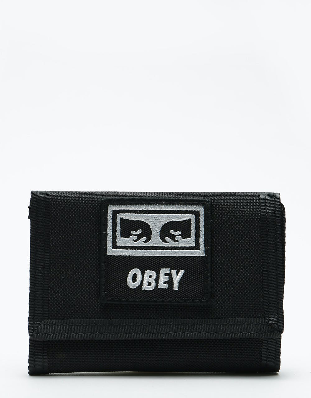 Obey Takeover Tri Fold Wallet - Black