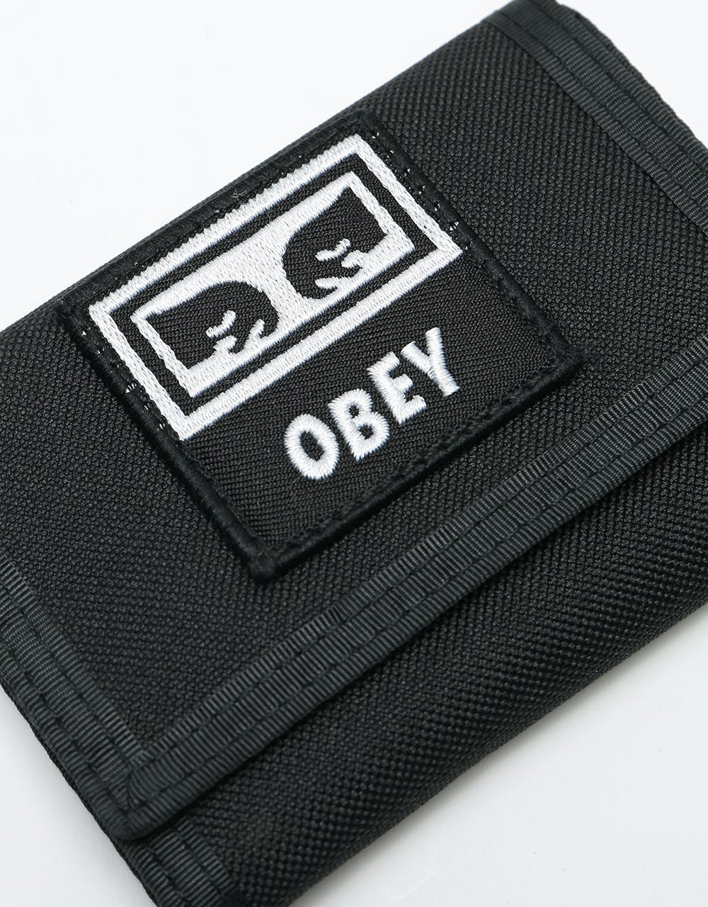 Obey Takeover Tri Fold Wallet - Black