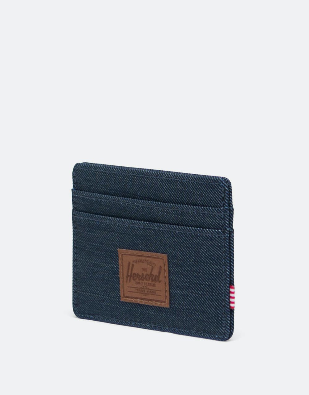 Herschel Supply Co. Charlie RFID Card Holder - Indigo Denim Crosshatch