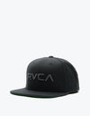 RVCA  Twill II Snapback Cap - Black