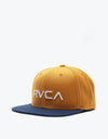 RVCA  Twill II Snapback Cap - Tan/Navy