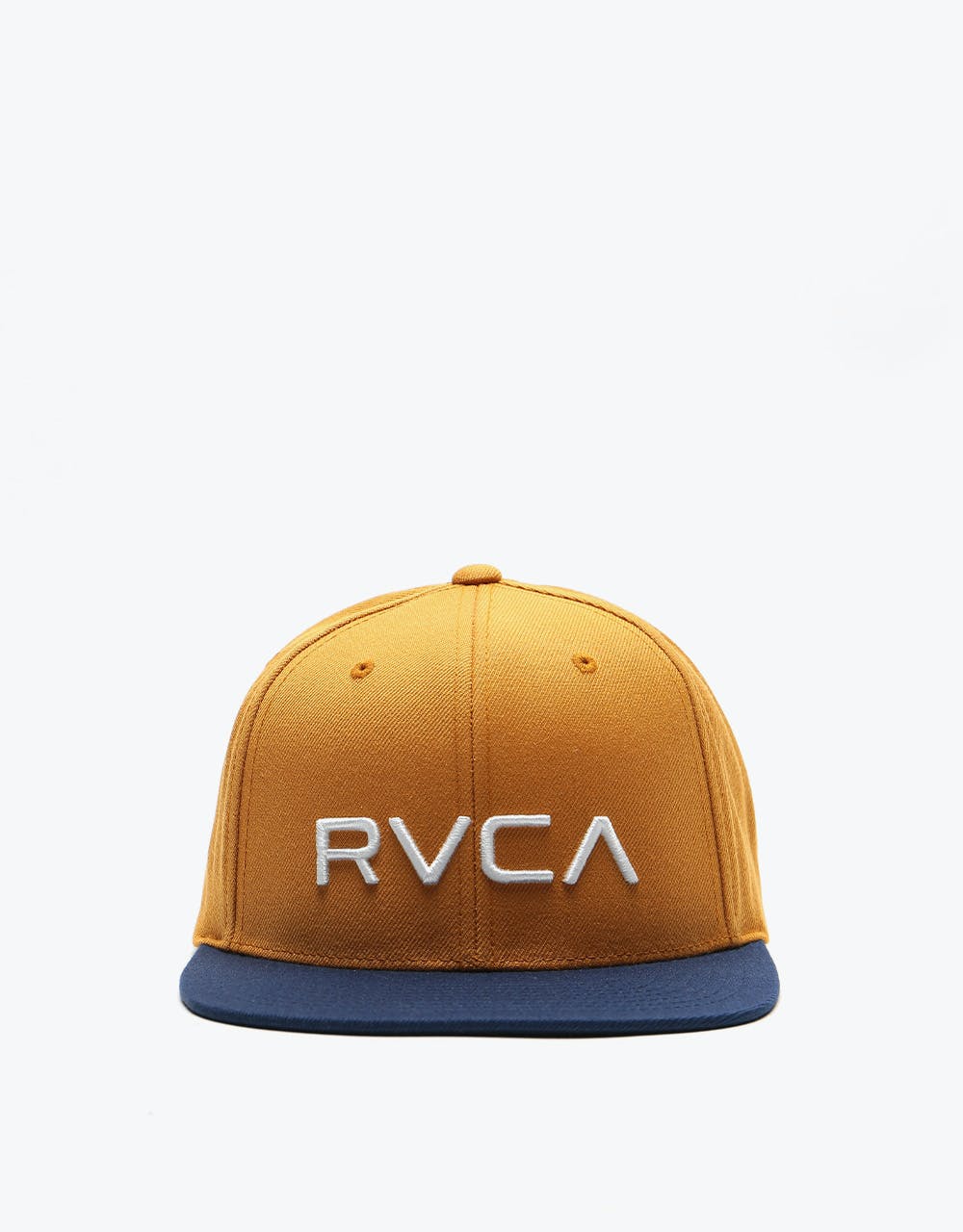RVCA  Twill II Snapback Cap - Tan/Navy