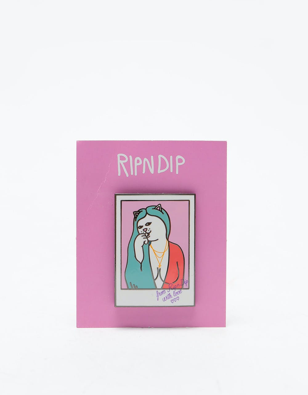 RIPNDIP Love Letter Pin - Multi