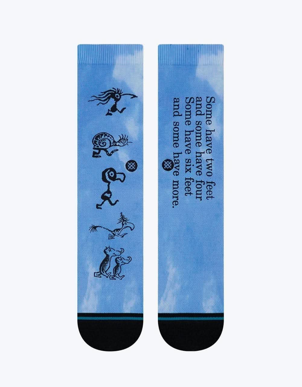 Stance x Dr. Seuss Some Have Two Poly Blend Crew Socks - Multi