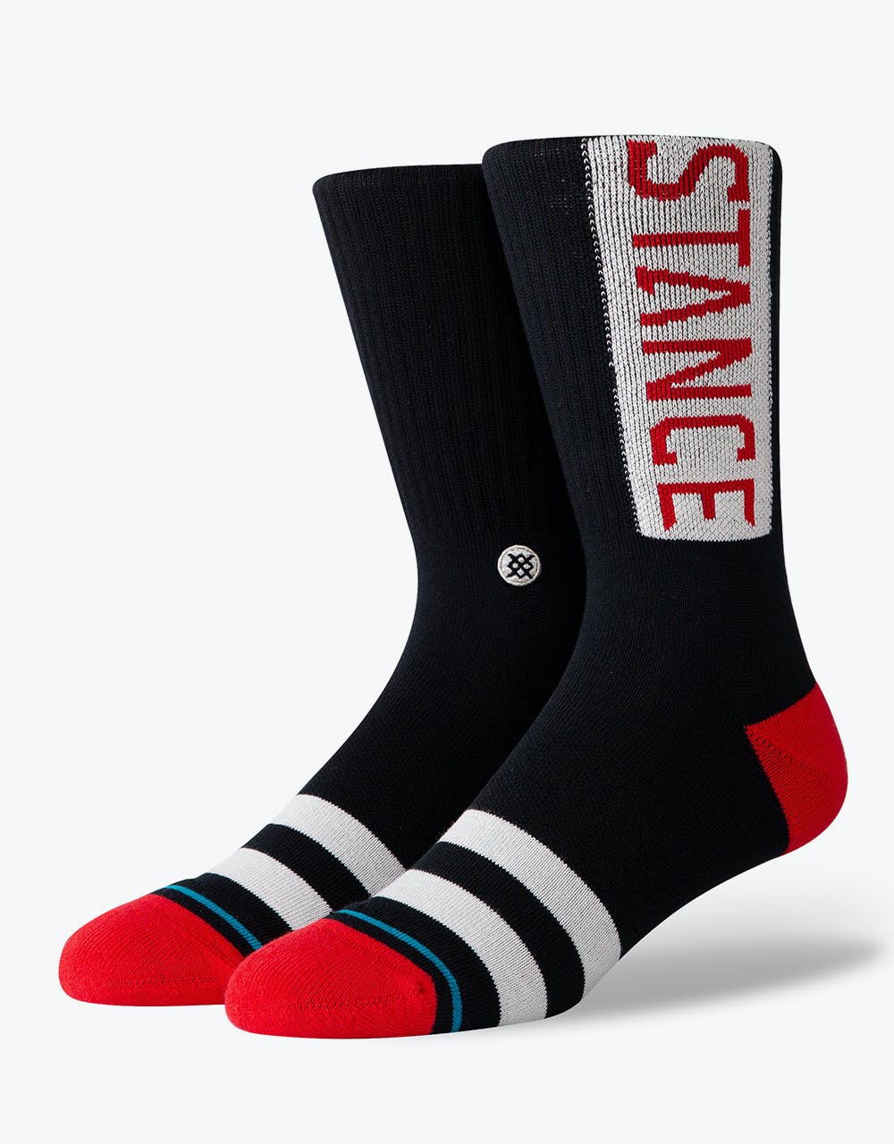 Stance OG Combed Cotton Crew Socks - Red