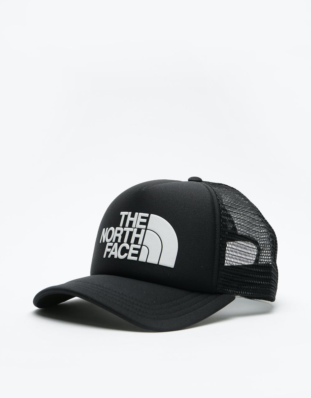 The North Face TNF Logo Trucker Cap - TNF Black/TNF White