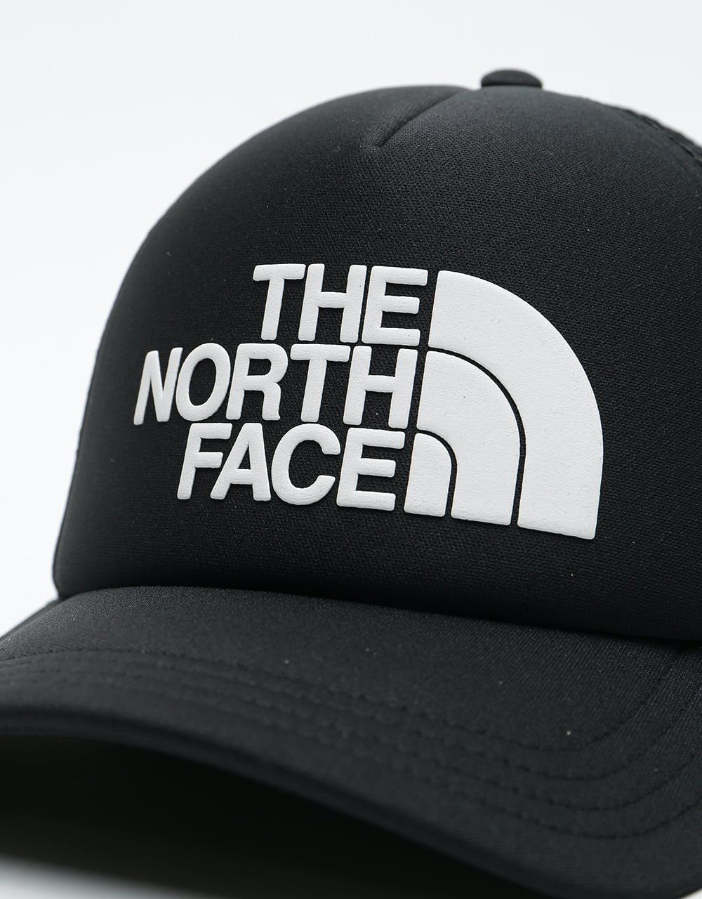 The North Face TNF Logo Trucker Cap - TNF Black/TNF White