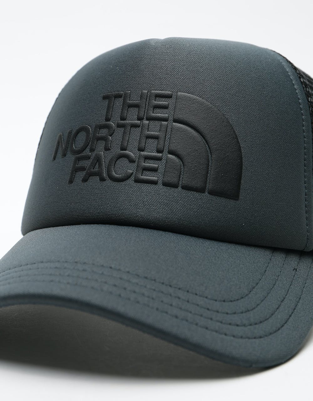 The North Face TNF Logo Trucker Cap - Asphalt Grey/TNF Black