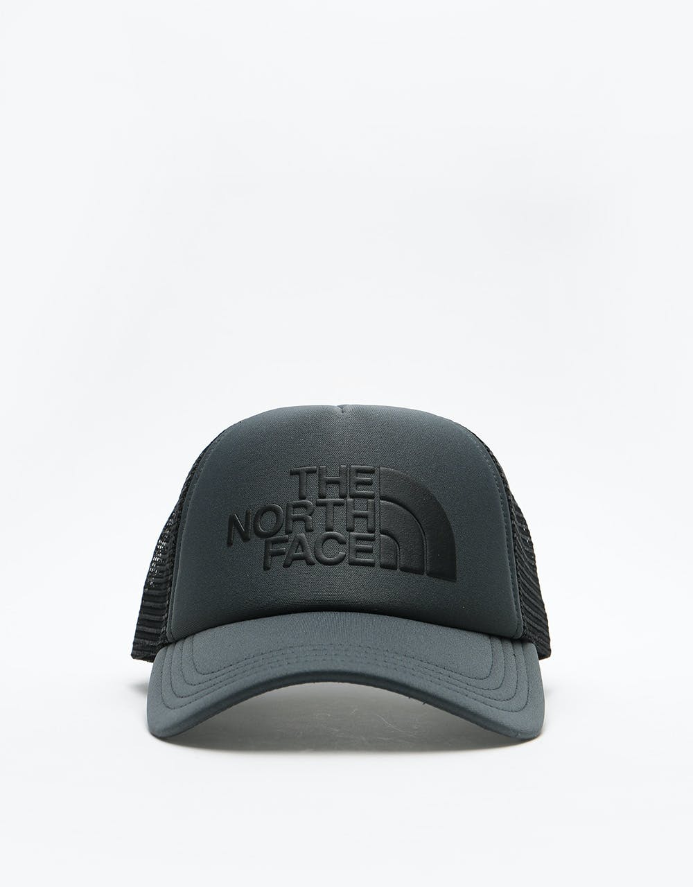 The North Face TNF Logo Trucker Cap - Asphalt Grey/TNF Black