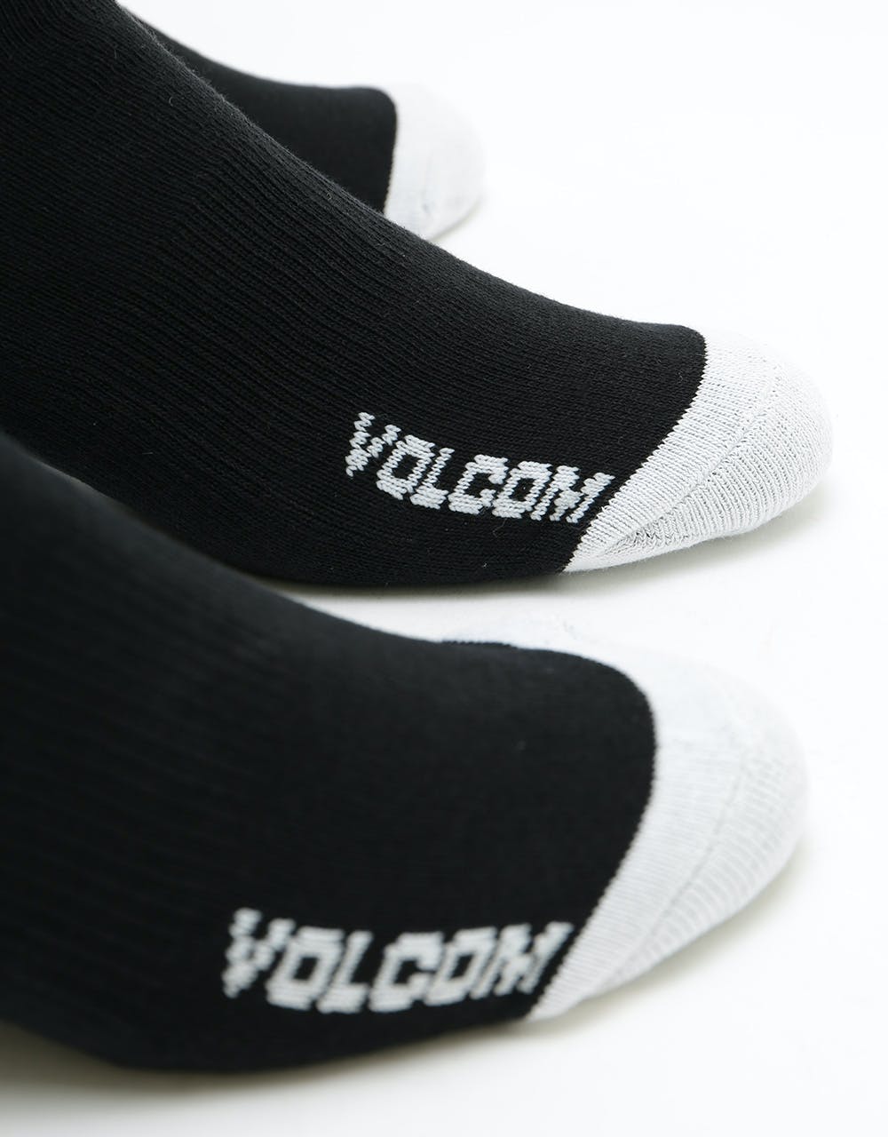 Volcom Full Stone 3 Pack Socks - Black