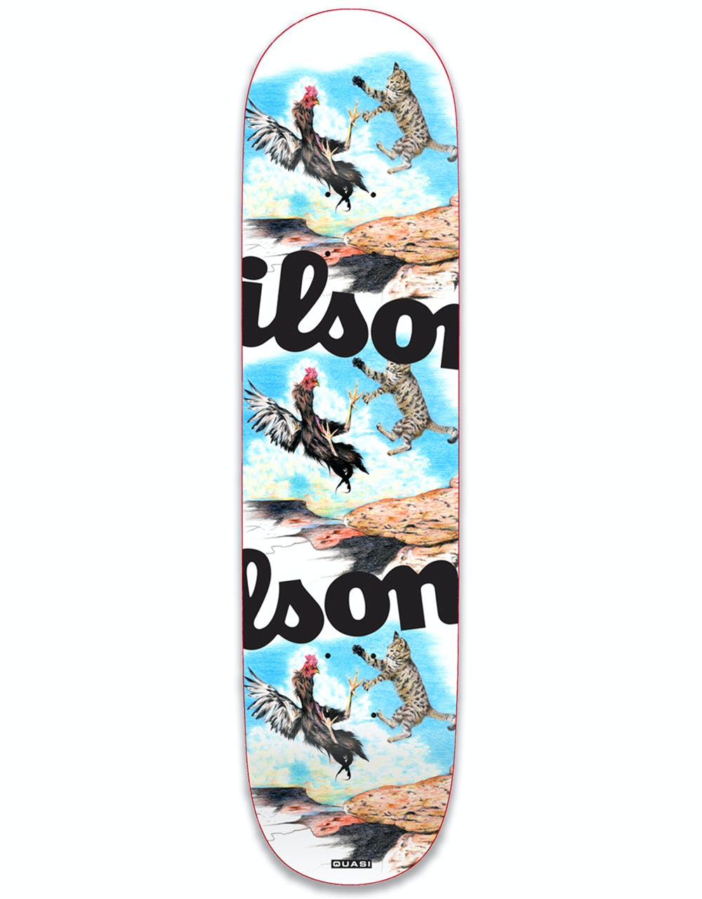 Quasi Wilson "Fight" Skateboard Deck - 8.25"