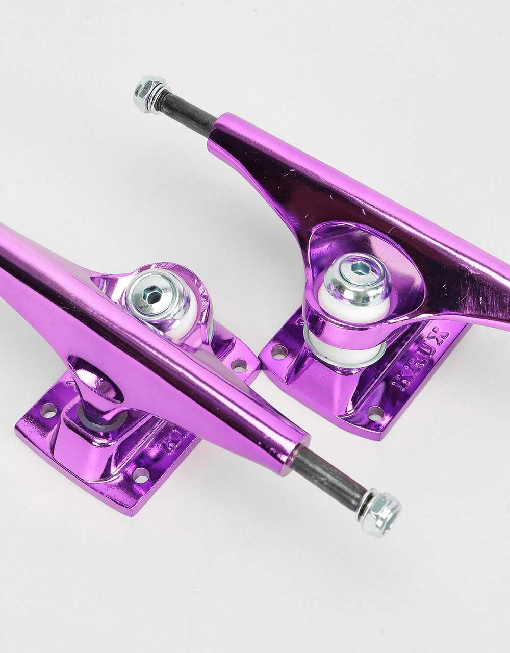 Krux DLK Krome Purple 8.25 Standard Skateboard Trucks