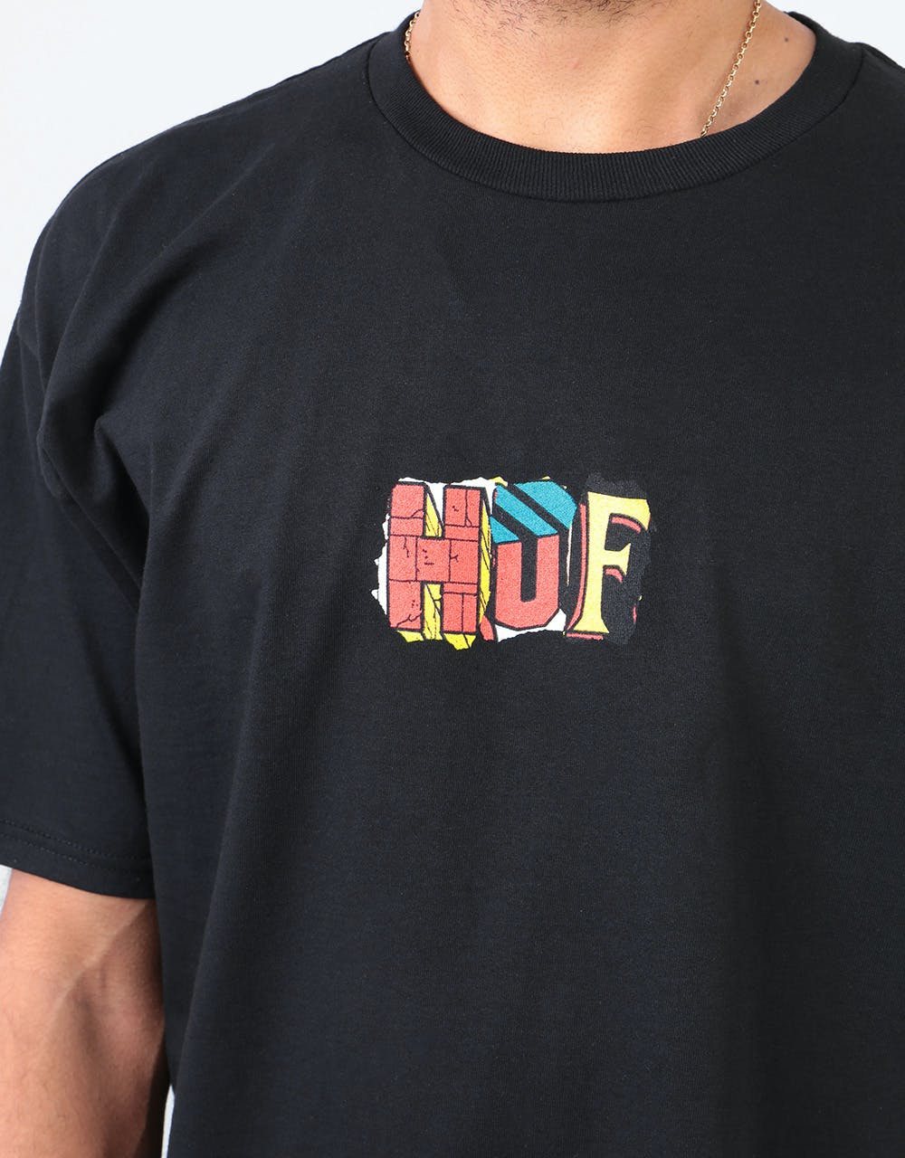 HUF Our Heroes T-Shirt - Black