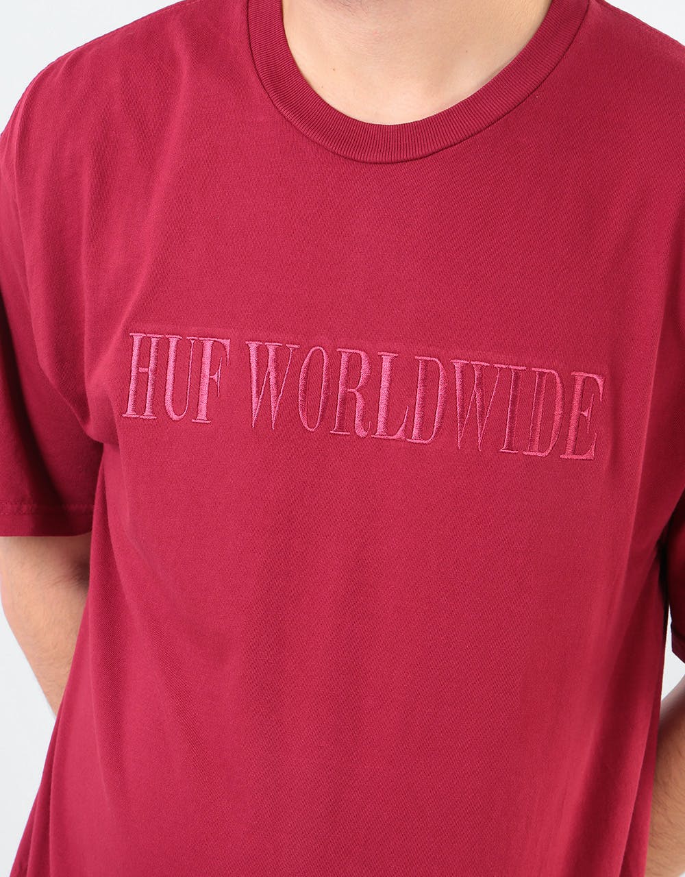 HUF Serif Overdye T-Shirt - Terracotta