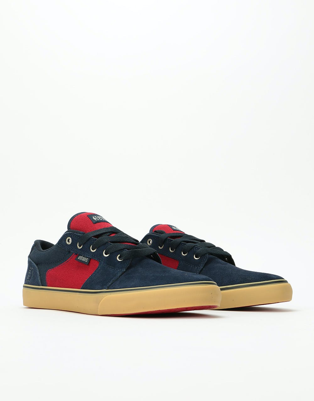 Etnies Barge LS Skate Shoes - Navy/Red/Gum