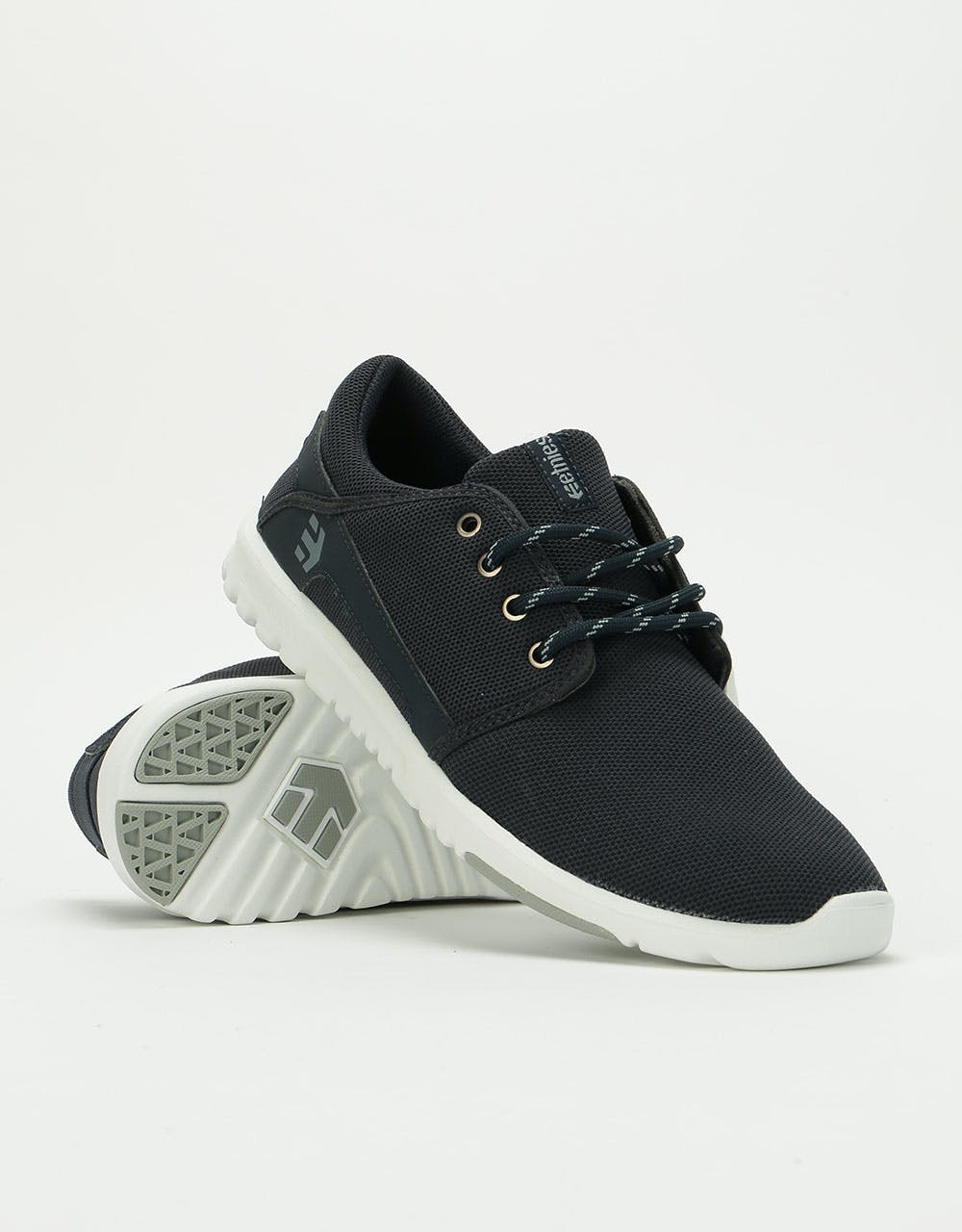 Etnies Scout Skate Shoes - Navy/Silver