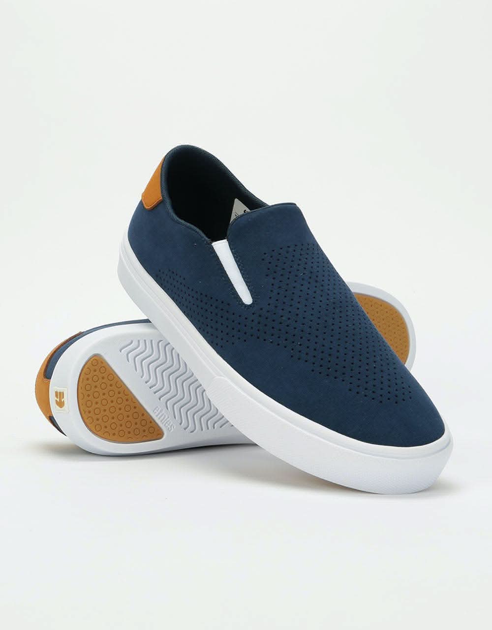 Etnies Cirrus Skate Shoes - Navy/Tan