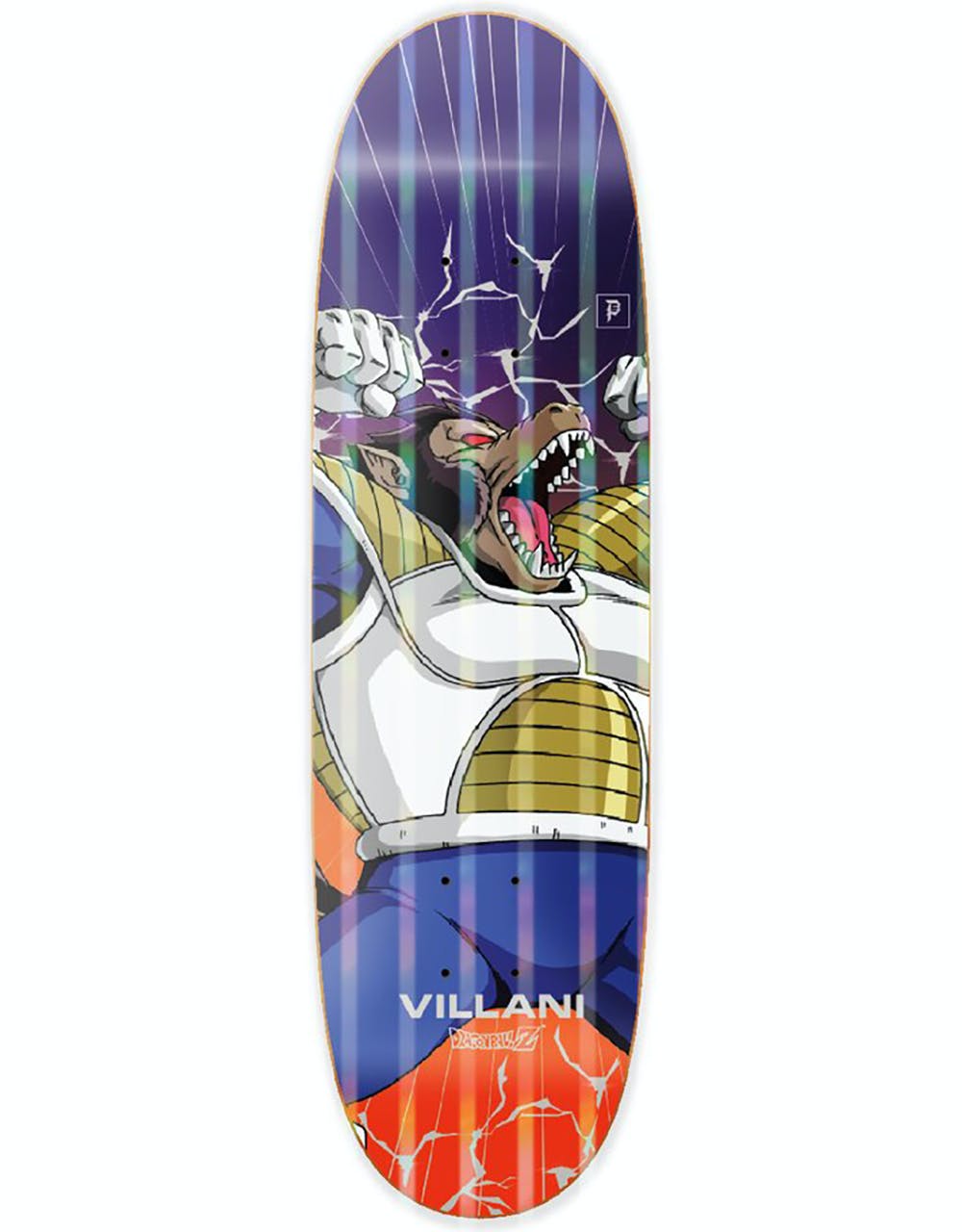 Primitive x Dragon Ball Z Villani Great Ape Skateboard Deck - 9.125"