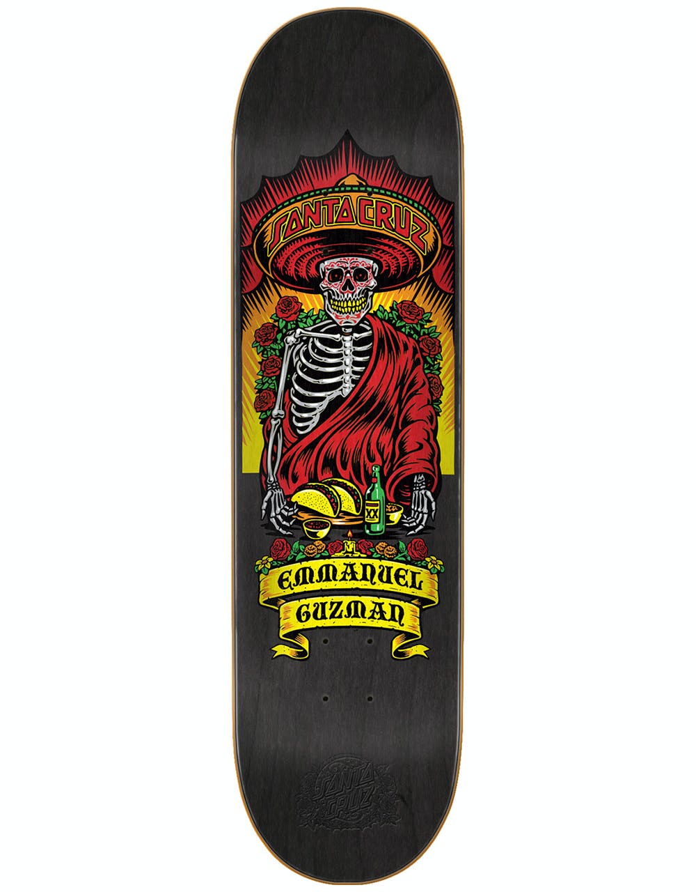 Santa Cruz Guzman Dine With Me Skateboard Deck - 8.27"