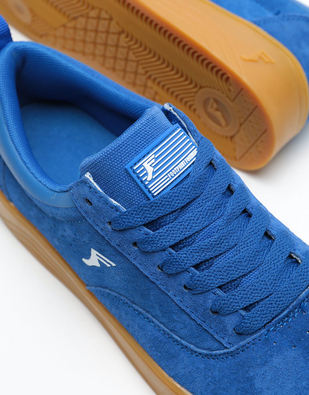 Footprint Intercept Skate Shoes - Navy Blue