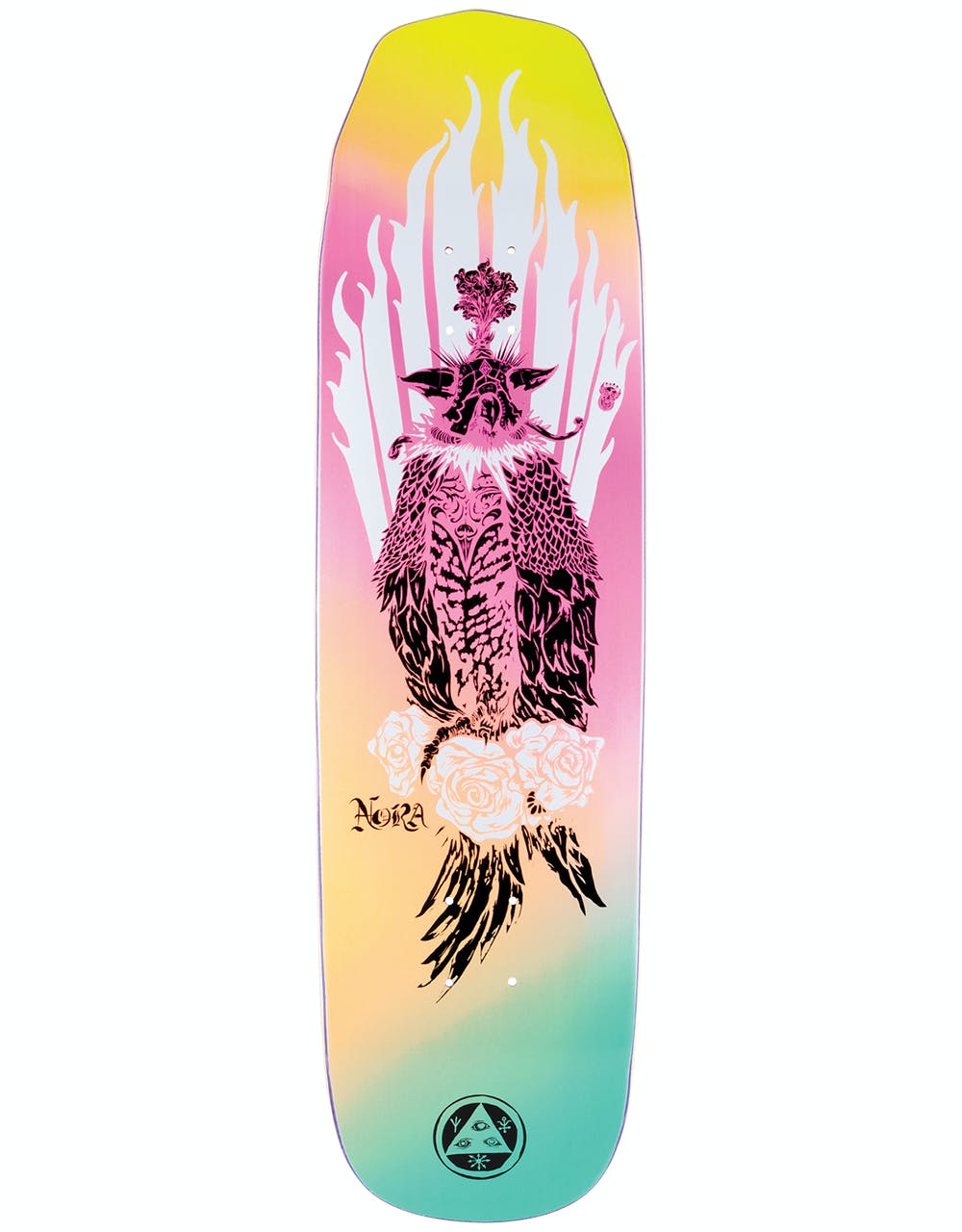Welcome Nora Peregrine on Wicked Queen Skateboard Deck - 8.6"