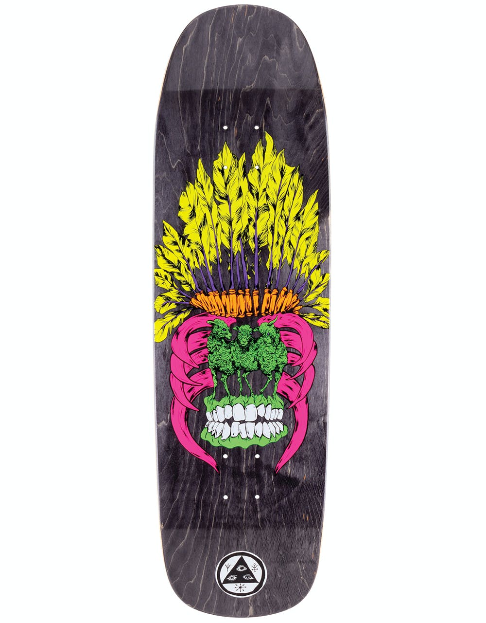 Welcome Sheep of a Feather on Golem Skateboard Deck - 9.25"