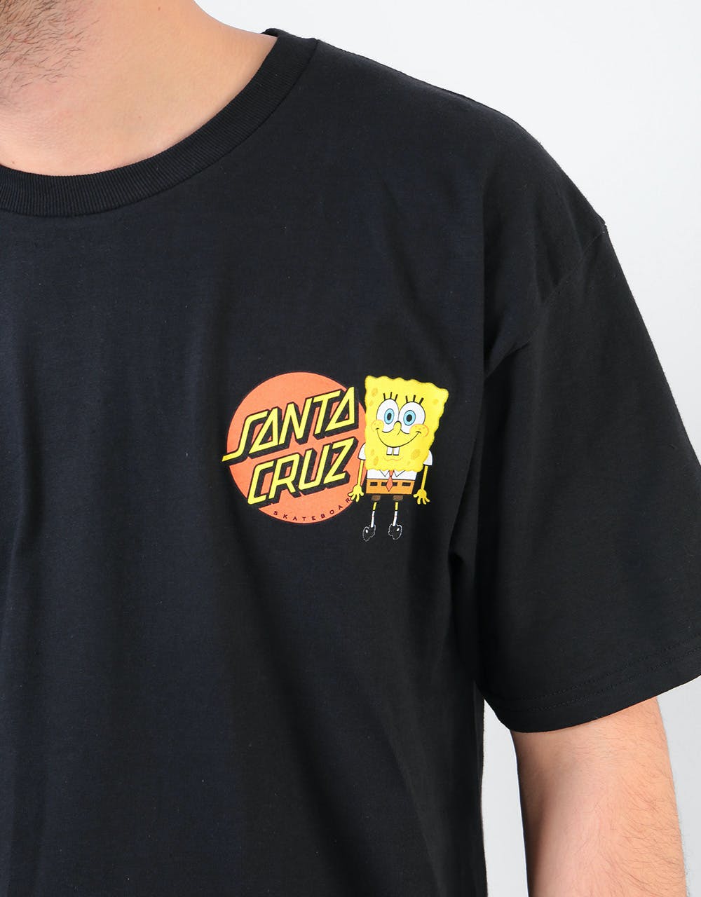 Santa Cruz x SpongeBob Group T-Shirt - Black