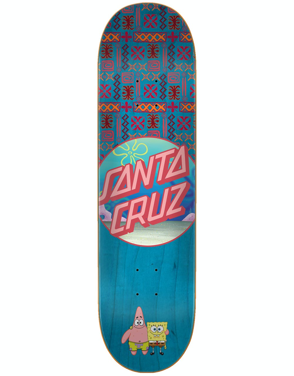 Santa Cruz x SpongeBob Best Buds Skateboard Deck - 7.75"