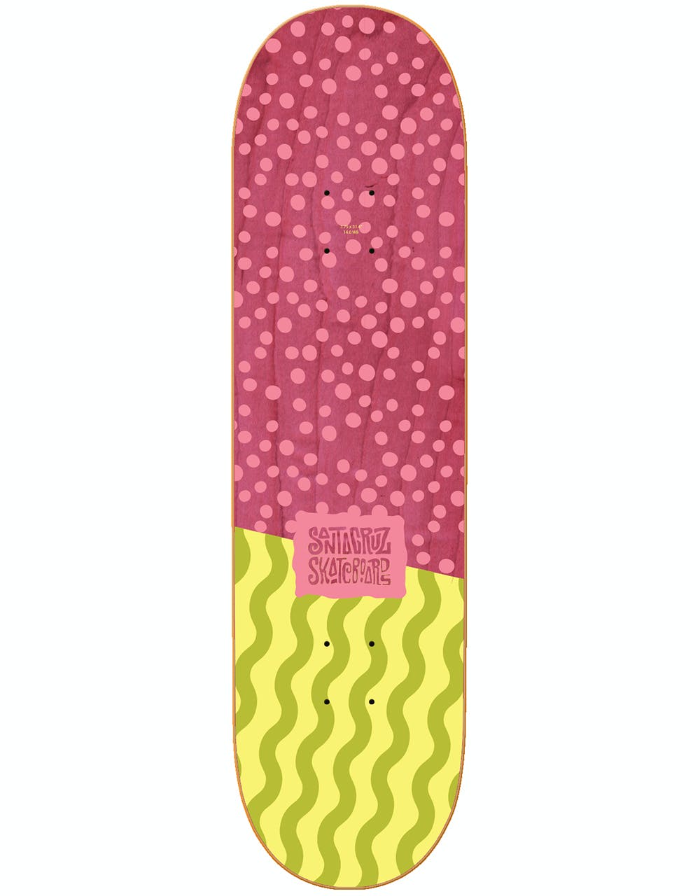 Santa Cruz x SpongeBob Best Buds Skateboard Deck - 7.75"
