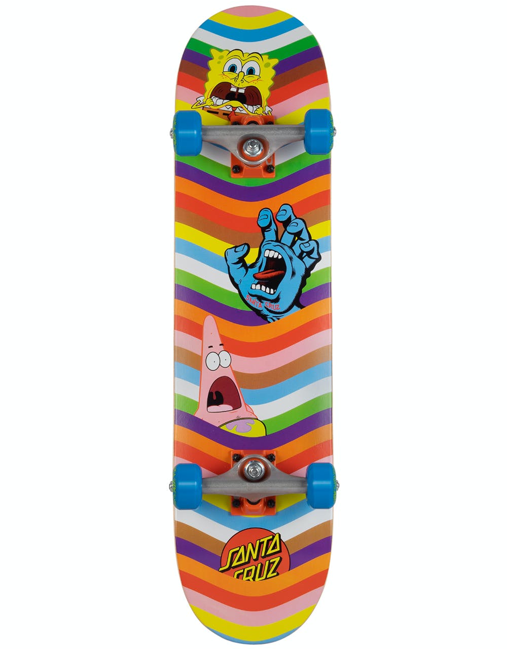 Santa Cruz x SpongeBob Waves Complete Skateboard - 7.5"