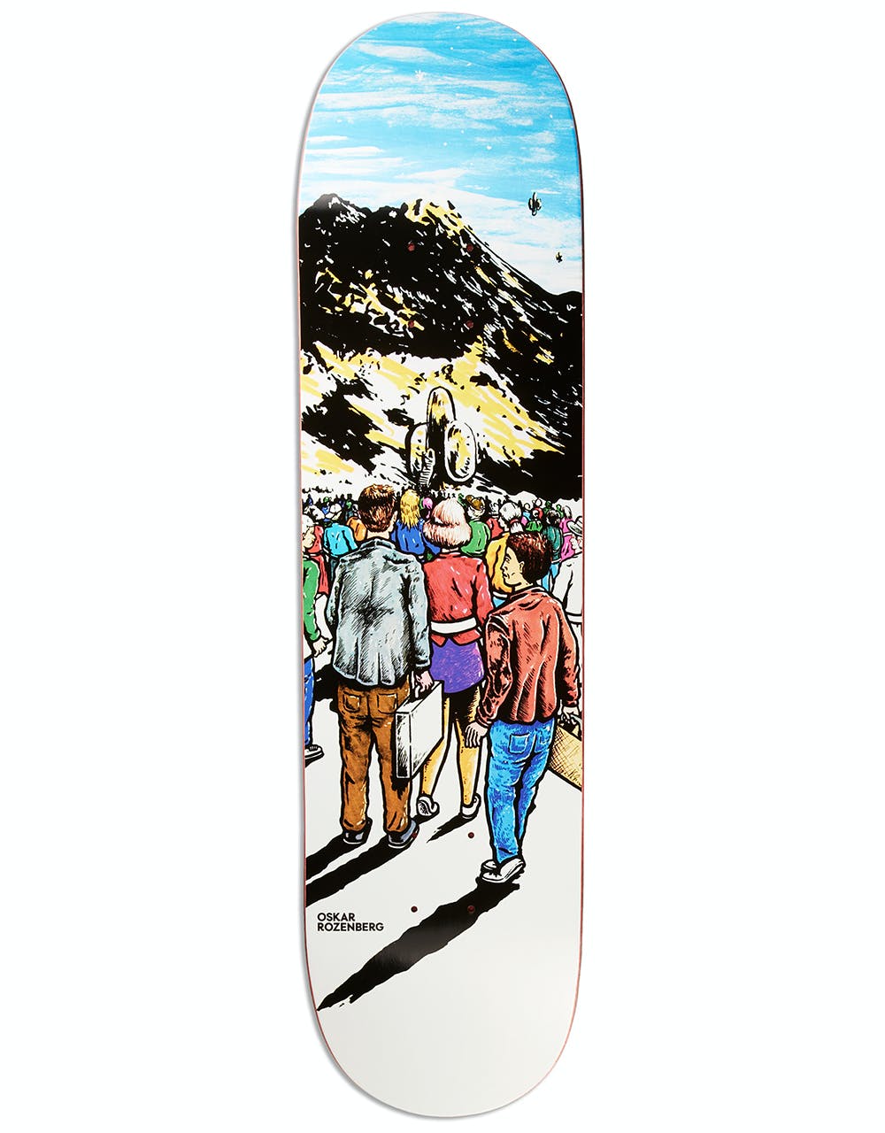 Polar Rozenberg Space Settlers Skateboard Deck - 8.25"