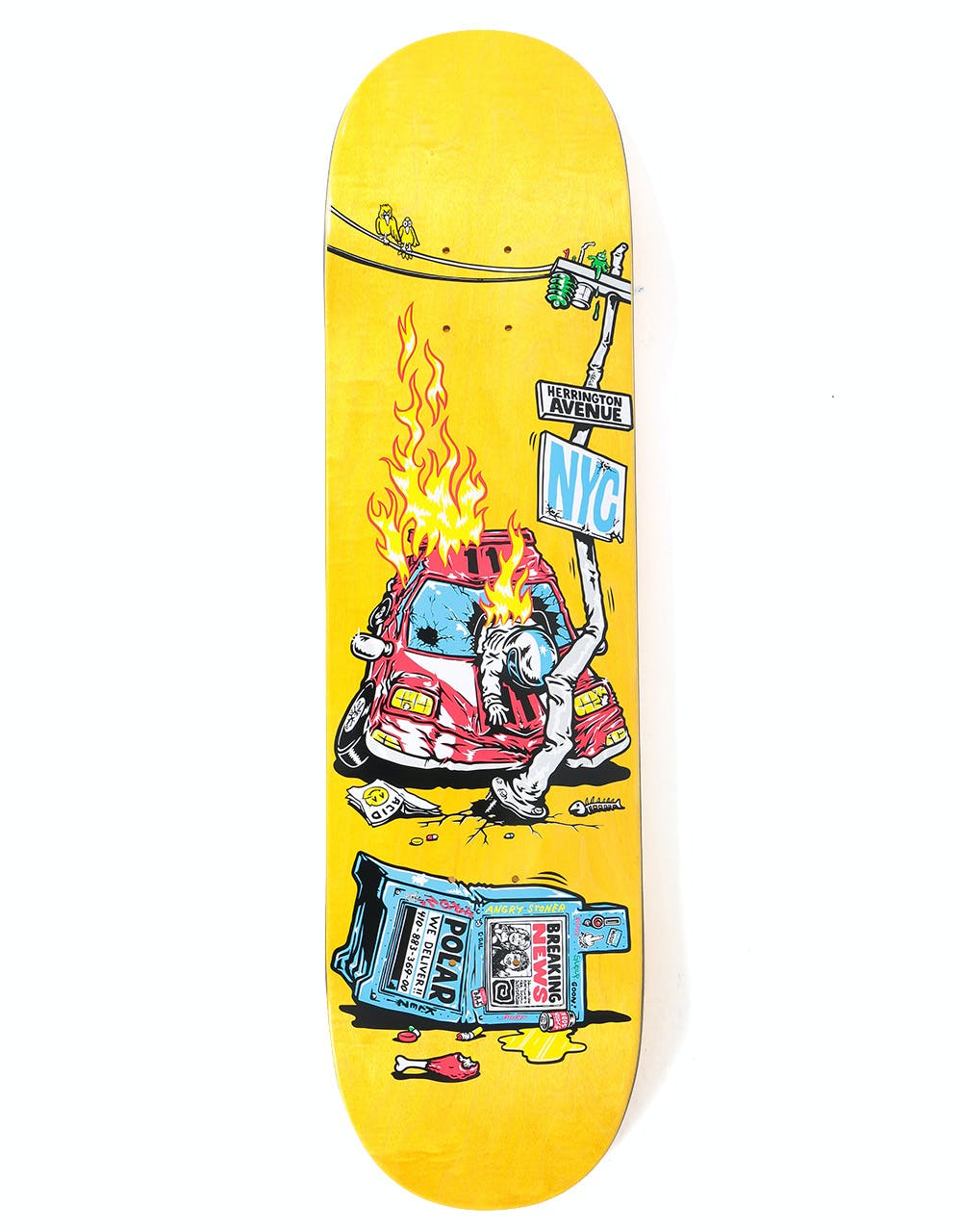 Polar Herrington Crash Skateboard Deck - 8.25"