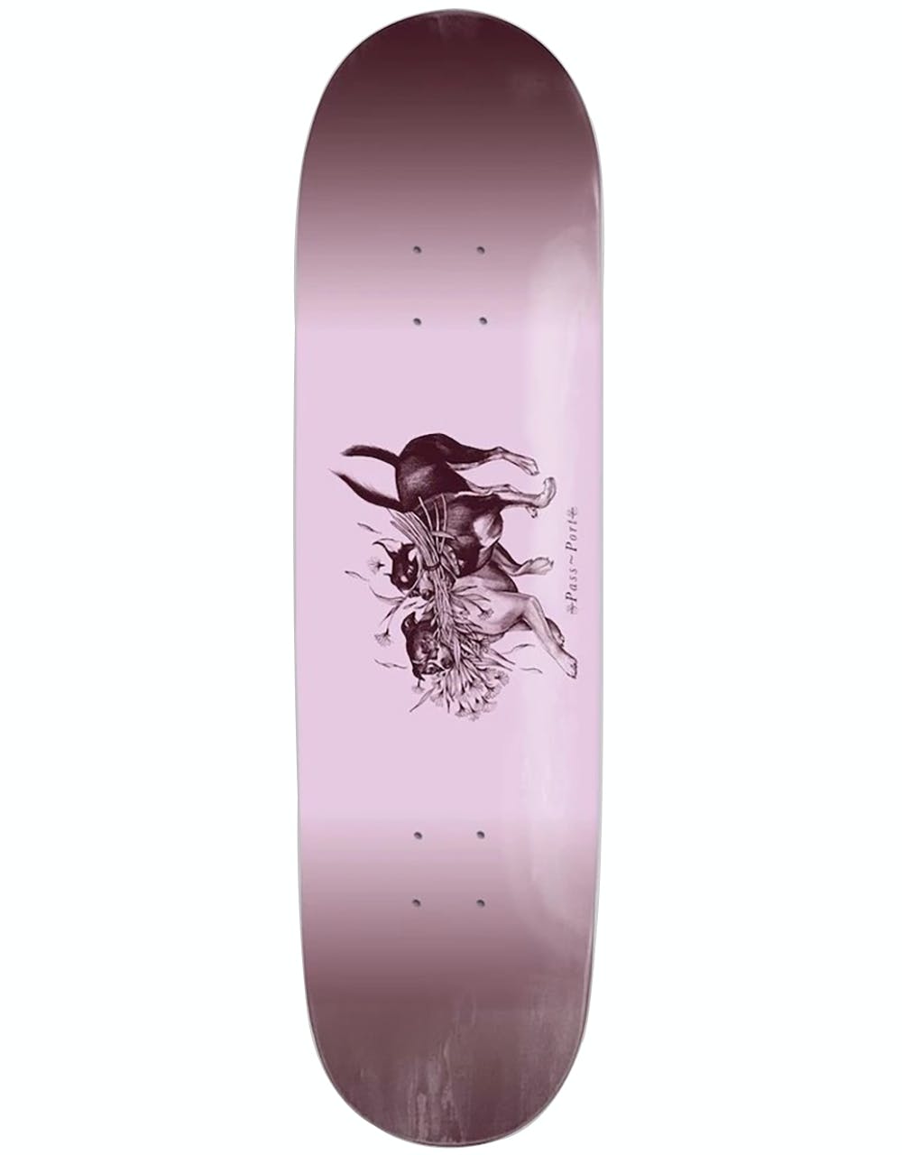 Pass Port Lavender 'Doggo Series' Skateboard Deck - 8.25"