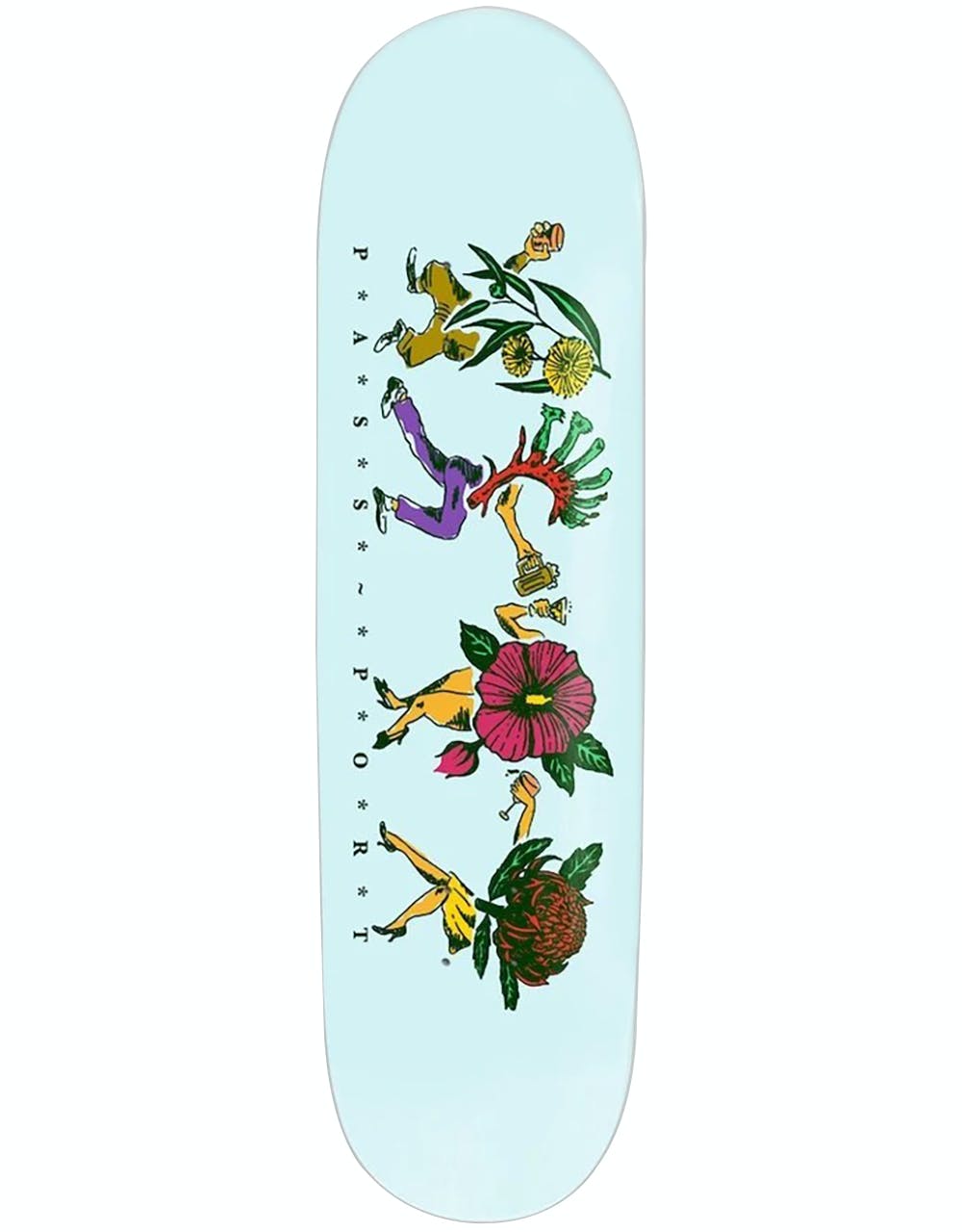 Pass Port Sky 'Floral Friends Series' Skateboard Deck - 8.38"