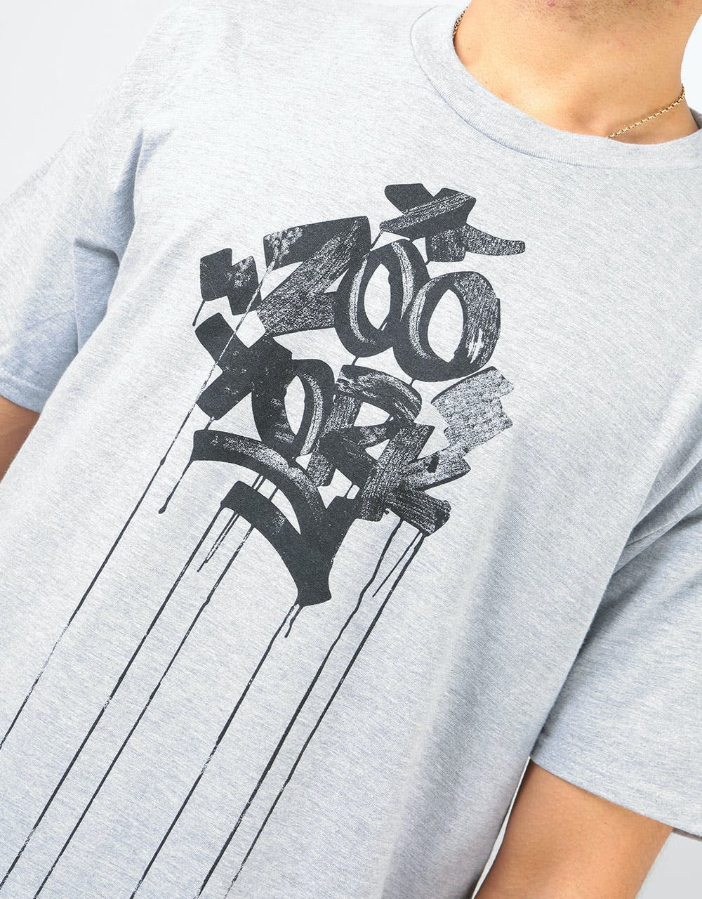 Zoo York Drips T-Shirt - Sport Grey