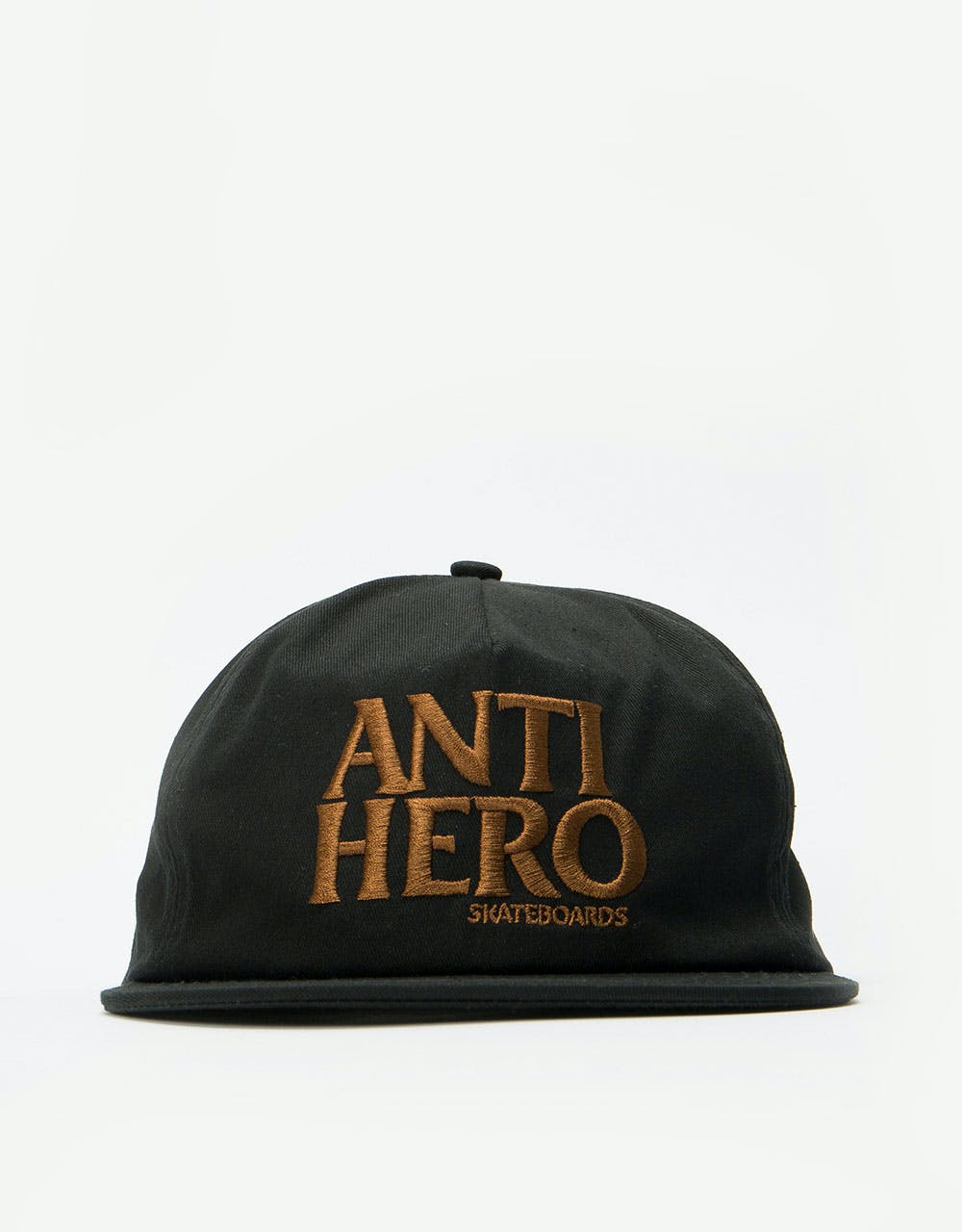 Anti Hero Blackhero Embroidered Snapback Cap - Black/Brown