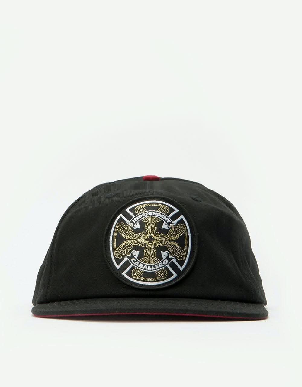 Independent Cab Flourish Snapback Cap - Black