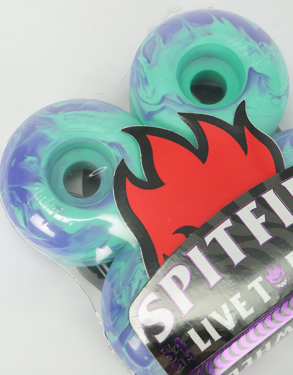 Spitfire Bighead 50/50 Swirls 99d Skateboard Wheel - 54mm