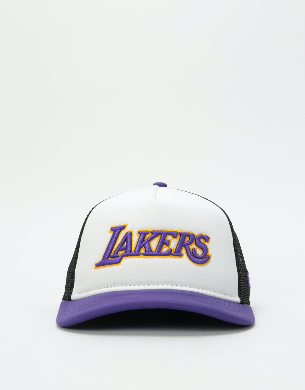 New Era 9Forty LA Lakers Team Trucker Cap - White/Team Colour