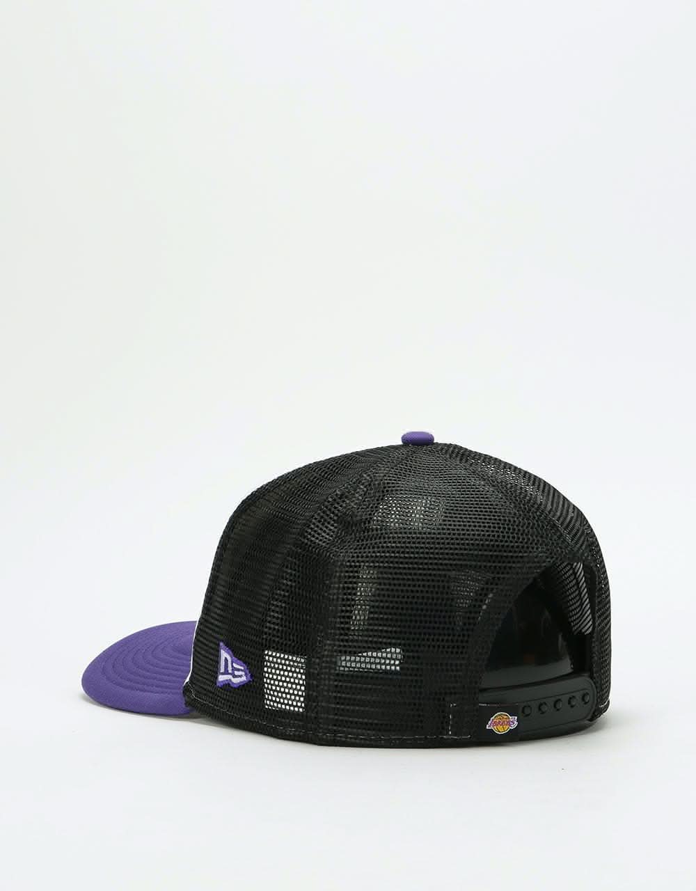 New Era 9Forty LA Lakers Team Trucker Cap - White/Team Colour