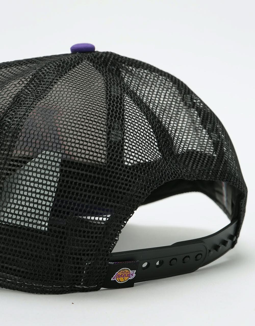 New Era 9Forty LA Lakers Team Trucker Cap - White/Team Colour