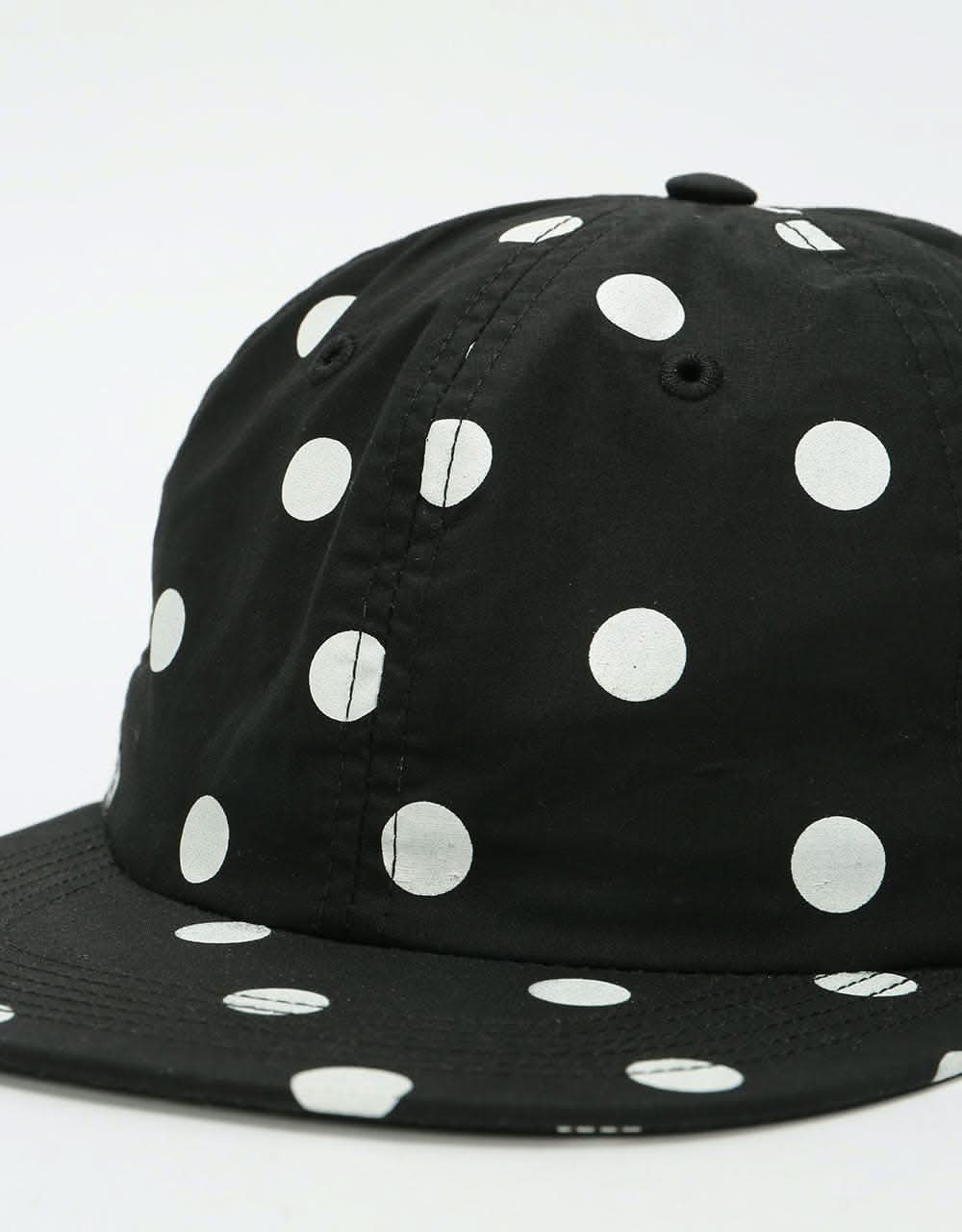 HUF Dots 6 Panel Cap - Black