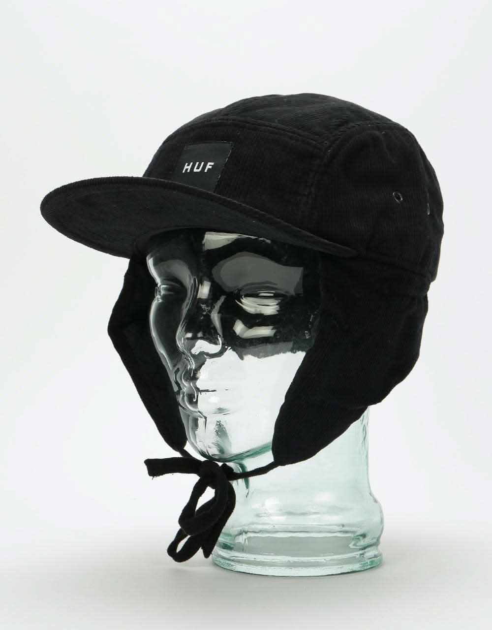 HUF Holden Dog Ear Volley 5 Panel Cap - Black