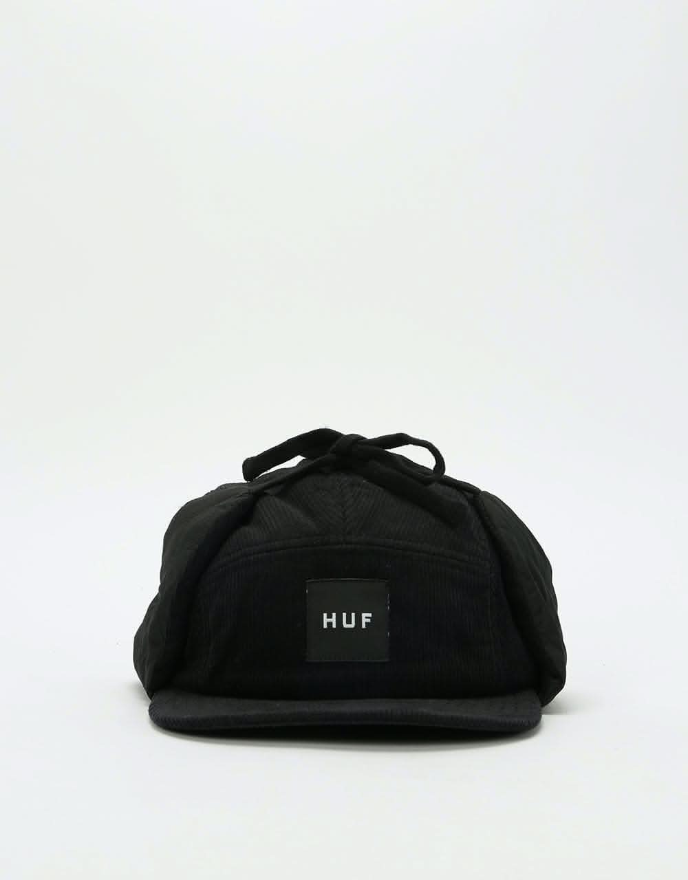 HUF Holden Dog Ear Volley 5 Panel Cap - Black