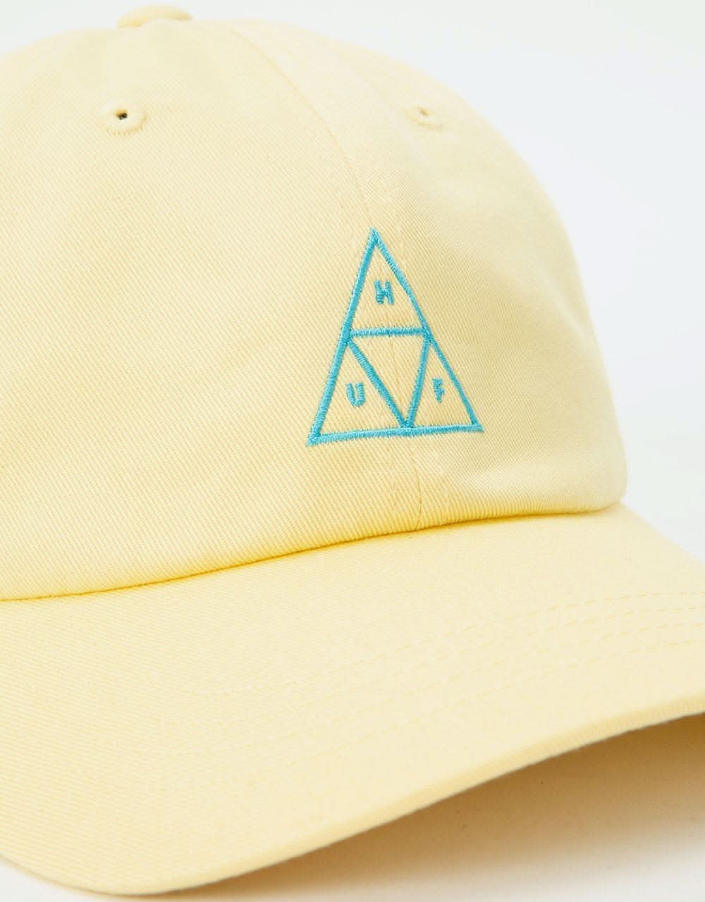 HUF Triple Triangle Curved Visor 6 Panel Cap - Banana