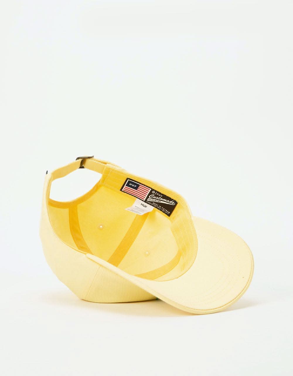 HUF Triple Triangle Curved Visor 6 Panel Cap - Banana
