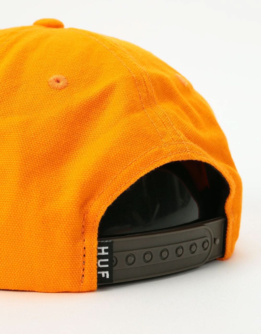 HUF Wash Canvas Box Logo Snapback Cap - Gold