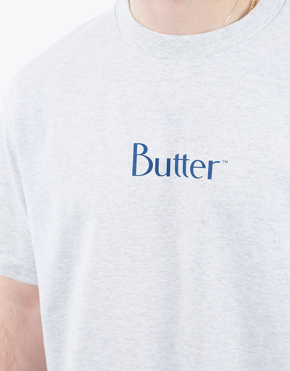 Butter Goods Keyline Classic Logo T-Shirt - Ash Grey