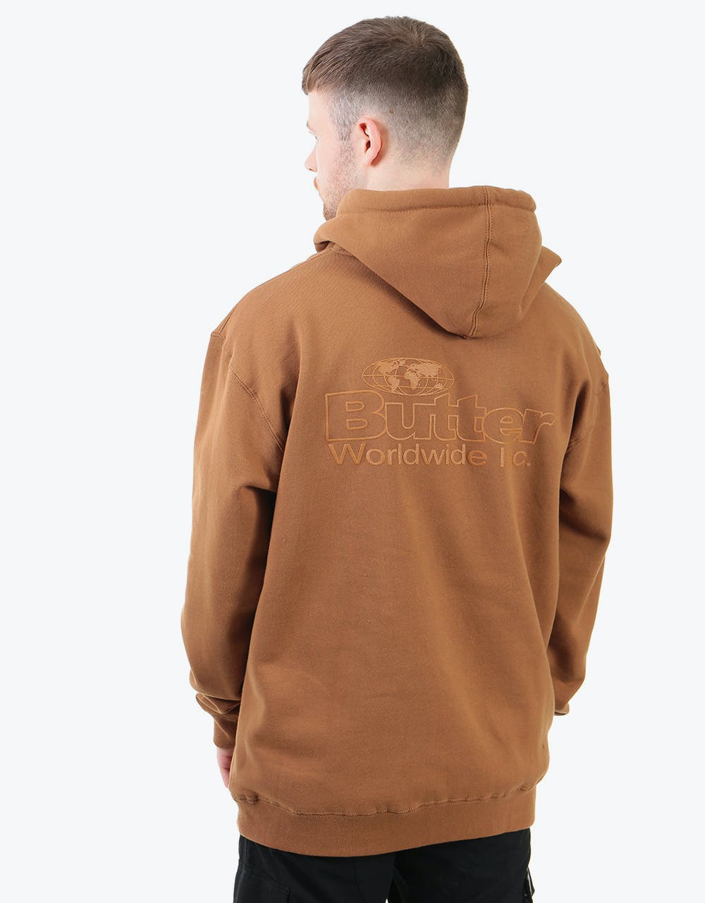 Butter Goods Incorporated Logo Pullover Hoodie - Saddle