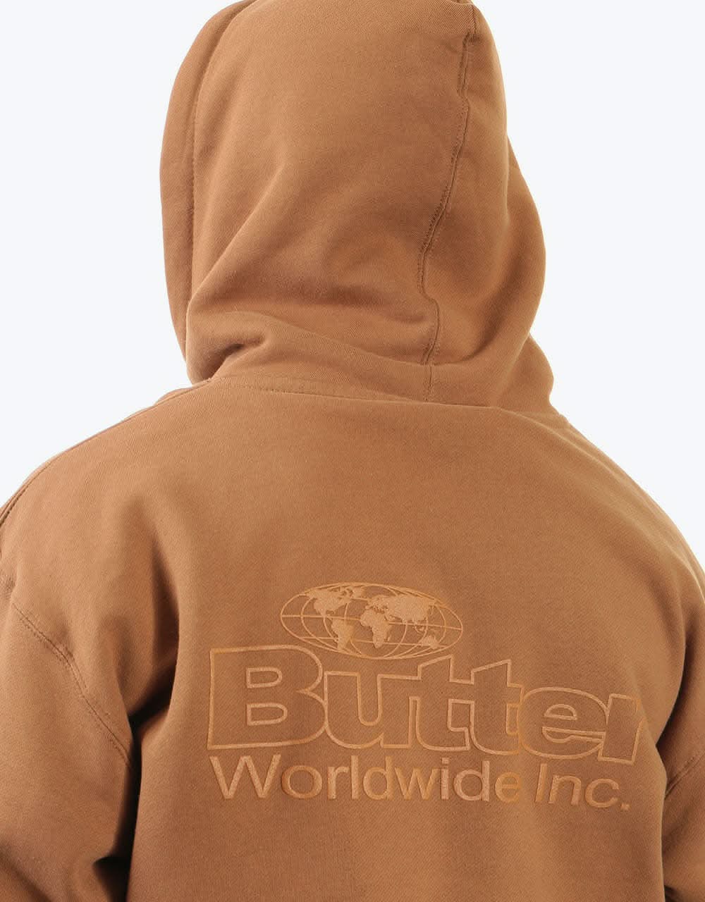 Butter Goods Incorporated Logo Pullover Hoodie - Saddle
